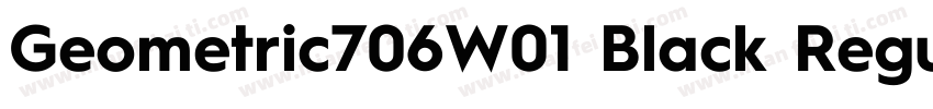 Geometric706W01 Black Regular字体转换